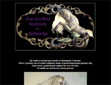 Tablet Screenshot of barbarakeesculpture.com